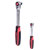 KS Tools 920.0002 Slimpower Reversible Ratchetn Set, 2 Pcs1/4+1/2
