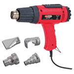 KS Tools 960.1190 Heat Air Blow Gun Set With 4 Attachments