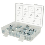 KS Tools 970.0770 Assortment Mini Hose Clamps, Ø 7-18mm, 78 Pcs