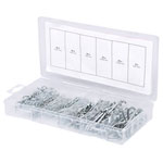 KS Tools 970.0060 Spring Split Pins Assortment, 1.8X33-3.9X75, 150 Pcs
