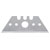 kwb 24106 Trapezoidal Blades 52x19mm 6 pcs ice-hardened sharp cut