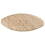 kwb 29120 Wood joint plates beech 12mm pegs 50 pcs 4mm thick