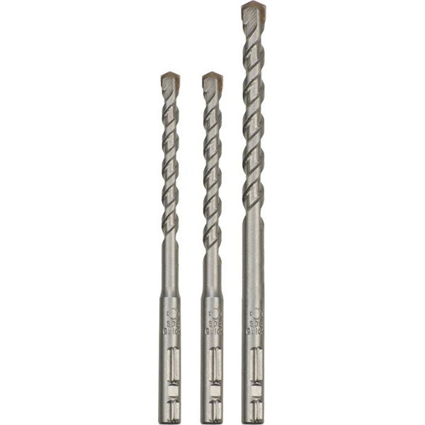kwb 035600 Concrete Twist Drill Bit set SDS Quick Carbide-tipped