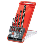 kwb 044300 Concrete Twist Drill Bit set 5-piece Hammer-proof ISO 5468