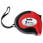 kwb 060212 tape measure 2m steel auto-lock ABS housing class II