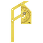 kwb 065800 Goniometer Plastic 155mm two-arm design with locking screw