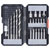 kwb 108805 22-piece Drill Bit set with CR-V Bits and HSS Metal Drills