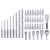 kwb 108910 Drill Bit set 39-piece versatile Bits with quick-change holder