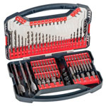 kwb 109110 Drill Bit set 101-piece for Wood Metal stone in case