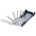 kwb 109146 glass Drill Bit set 6 pcs 3 masonry Carbide-tipped