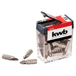 kwb 120192 Philips Bit set 25 PZ2 Bits S2 steel tough long-lasting