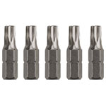 kwb 120220 Hex Bit 5 pcs CV steel simple screwdriving jobs 1/4" shaft
