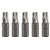 kwb 120225 Basic use Hex Bit CV steel 5 pcs 1/4 C 6.3 shaft
