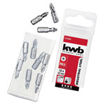 kwb 121022 steel Philips Bit set 10 pcs mega grip ribs prevent slipping