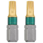 kwb 124230 Hex Bit T30 steel set titanium 2 pcs 1/4" C6.3 shaft