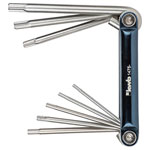 kwb 147500 Allen key set 8-piece CV-steel in folding holder