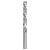 kwb 205045 HSS Twist Drill Bit 4.5mm 135° point DIN 338 standard
