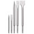 kwb 240285 chisel set 5-piece 40Cr steel SDS Plus HRC 50+3 with case