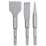 kwb 247185 chisel set 3-piece 140mm SDS-Plus chisels for stone/concrete