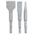 kwb 247185 chisel set 3-piece 140mm SDS-Plus chisels for stone/concrete