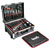 kwb 370680 wheeled toolbox 175-piece with EVA foam aluminium case