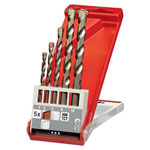 kwb 38500 masonry Drill set 5 pcs 4-10mm impact-resistant hard-metal
