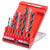 kwb 420400 9-piece Twist Drill set HSS Metal Carbide Wood Concrete