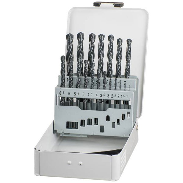 kwb 421944 Metal Twist Drill Bit set 19 pc sturdy Metal cassette