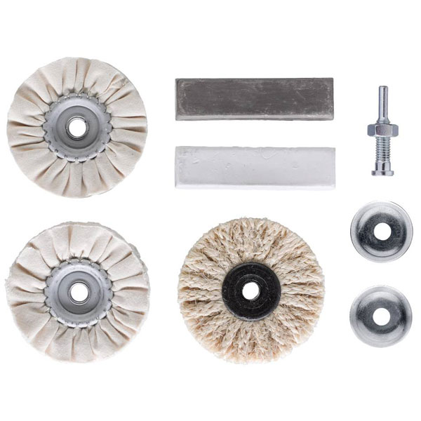 kwb 485300 polishing set 6-piece for Wood Metal plastic and more