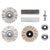 kwb 485300 polishing set 6-piece for Wood Metal plastic and more