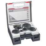 kwb 499505 Hole Saw set 8-piece hard Metal for masonry and tiles