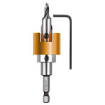 kwb 512005 Wood Twist Drill Bit 5mm for precise hardwood pre-drilling