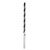 kwb 512810 Wood Twist Drill Bit 10mm x 400mm CV steel black precision