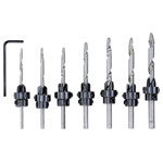 kwb 513190 Wood fraise set 8-piece C45 steel adjustable Countersink