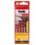 kwb 513900 Wood Twist Drill set 5 pcs CV steel Hex holder black