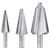 kwb 525090 Countersink set 3-piece HSS steel for Metal/plastics