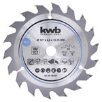kwb 581557 Carbide Saw Blade 127mm for Wood chipboard plastic