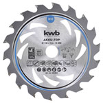 kwb 581854 Carbide Saw Blade 130x16mm 18 teeth precise cuts