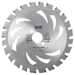 kwb 581938 Carbide Circular Saw Blade 135x20mm 24 cogs cross slots