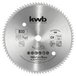 kwb 583311 Circular Saw Blade 150x16mm precise cuts softwood plywood