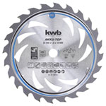 kwb 586154 Carbide Circular Saw Blade 184x16mm 24 cogs precise cuts