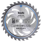 kwb 586554 Carbide Saw Blade 190x16x1.3mm 30 cogs for hand Circular saws