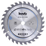 kwb 586557 Circular Saw Blade 190x16mm Carbide-tipped for clean cuts