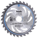 kwb 586954 Carbide Saw Blade 190x30mm 30 cogs precise clean cuts