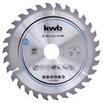 kwb 586957 Carbide Saw Blade 190x30mm for Wood & plastic cutting
