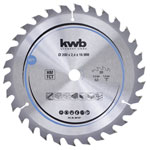 kwb 587157 Circular Saw Blade 200x16mm Carbide-tipped fast clean cuts