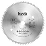 kwb 587511 Circular Saw Blade 205x18mm fine precise cuts for soft Wood