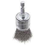 kwb 608030 set of brush head HSS steel wire for rust and cleaning