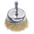 kwb 609110 cup brush brass wire corrugated 50mm Hex shaft rust removal