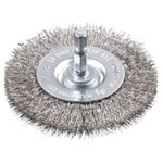 kwb 609830 disc brush stainless steel wire rust removal 75mm diameter